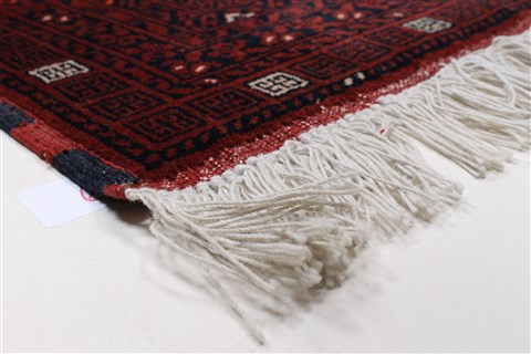 Turkman Blue Hand Knotted 53 X 80 Area Rug 250-26910 Image 8