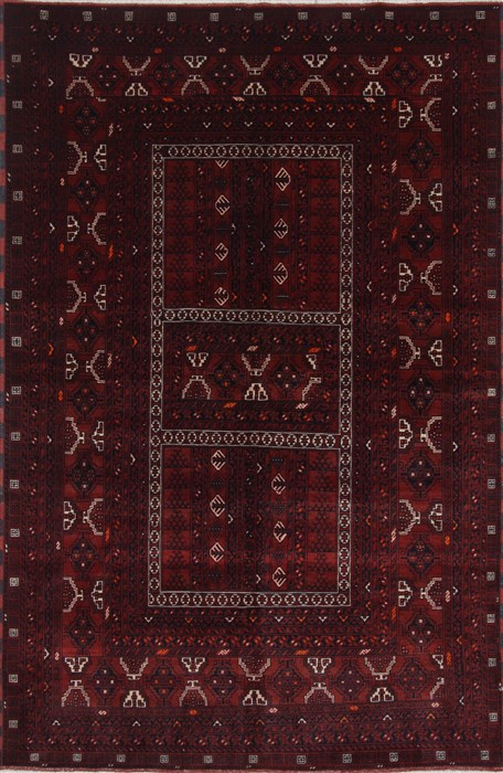 Turkman Blue Hand Knotted 53 X 80 Area Rug 250-26910 Image 0