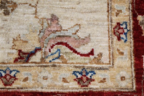 Chobi Beige Hand Knotted 59 X 79 Area Rug 250-26913 Image 11