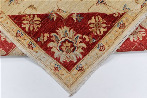 Chobi Beige Hand Knotted 59 X 79 Area Rug 250-26913 Image 2