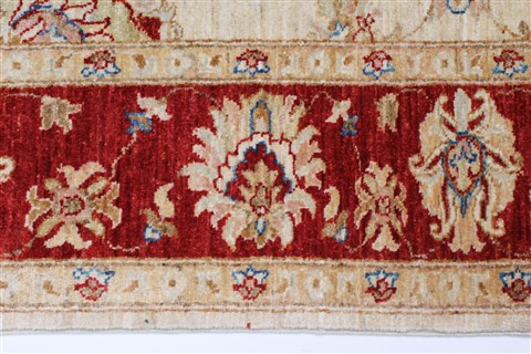 Chobi Beige Hand Knotted 59 X 79 Area Rug 250-26913 Image 5