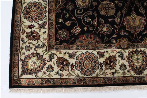Kashan Brown Hand Knotted 52 X 83 Area Rug 250-26915 Image 8