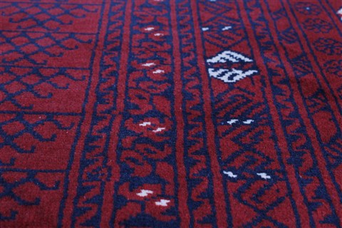 Turkman Blue Hand Knotted 56 X 82 Area Rug 250-26919 Image 8