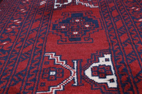 Turkman Blue Hand Knotted 56 X 82 Area Rug 250-26919 Image 9