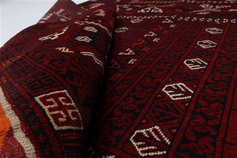 Turkman Blue Hand Knotted 54 X 76 Area Rug 250-26920 Image 10