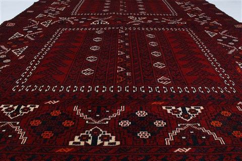 Turkman Blue Hand Knotted 54 X 76 Area Rug 250-26920 Image 2