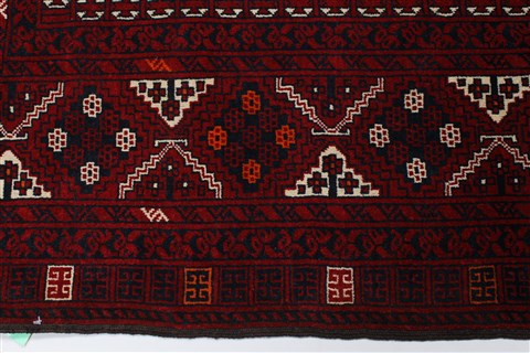 Turkman Blue Hand Knotted 54 X 76 Area Rug 250-26920 Image 3