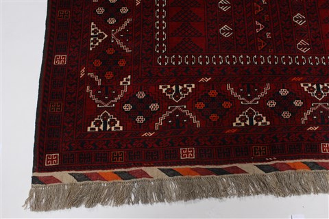 Turkman Blue Hand Knotted 54 X 76 Area Rug 250-26920 Image 5