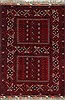 Turkman Blue Hand Knotted 54 X 76  Area Rug 250-26920 Thumb 0