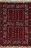 Turkman Blue Hand Knotted 54 X 76  Area Rug 250-26920 Thumb 0