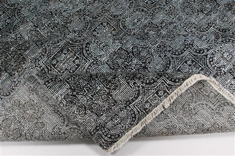 Modern Beige Hand Knotted 90 X 1111 Area Rug 250-26921 Image 10