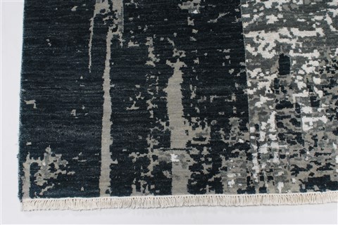 Modern Grey Hand Knotted 811 X 1110 Area Rug 250-26924 Image 5