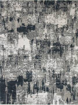 Indian Modern Grey Rectangle 9x12 ft Wool Carpet 26924