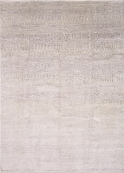 Modern Beige Hand Knotted 810 X 124 Area Rug 250-26925 Image 0