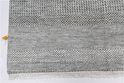 Modern Beige Hand Knotted 90 X 120 Area Rug 250-26926 Image 5