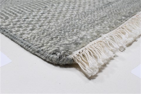 Modern Beige Hand Knotted 90 X 120 Area Rug 250-26926 Image 6