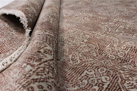 Modern Brown Hand Knotted 811 X 1111 Area Rug 250-26927 Image 8