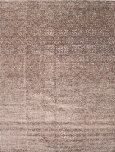 Modern Brown Hand Knotted 811 X 1111 Area Rug 250-26927 Image 0