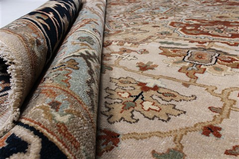 Serapi Beige Hand Knotted 81 X 911 Area Rug 250-26933 Image 11