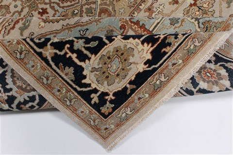 Serapi Beige Hand Knotted 81 X 911 Area Rug 250-26933 Image 12