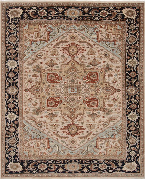 Serapi Beige Hand Knotted 81 X 911 Area Rug 250-26933 Image 0