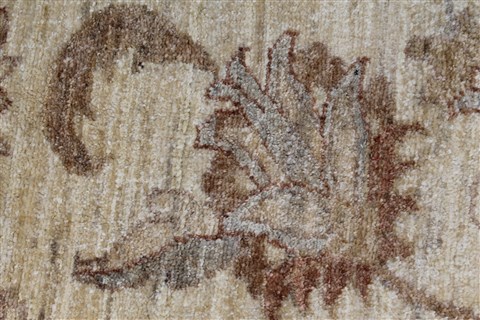 Pishavar Beige Hand Knotted 67 X 99 Area Rug 250-26934 Image 10