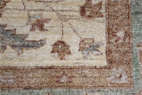Pishavar Beige Hand Knotted 67 X 99 Area Rug 250-26934 Image 12