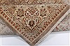 Isfahan Beige Hand Knotted 80 X 101  Area Rug 250-26935 Thumb 3