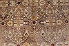 Isfahan Beige Hand Knotted 80 X 101 Area Rug 250-26935 Thumb 7