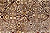 Isfahan Beige Hand Knotted 80 X 101  Area Rug 250-26935 Thumb 7