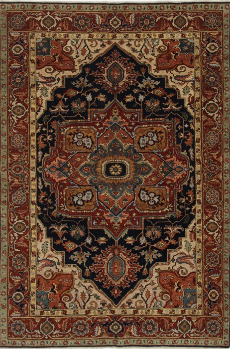 Serapi Beige Hand Knotted 511 X 811 Area Rug 250-26936 Image 0
