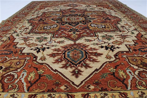 Serapi Brown Hand Knotted 61 X 810 Area Rug 250-26937 Image 3