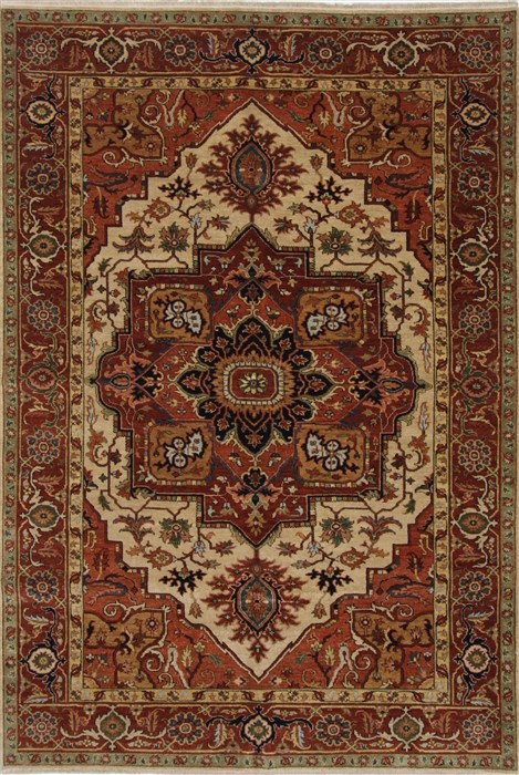 Serapi Brown Hand Knotted 61 X 810 Area Rug 250-26937 Image 0