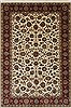 Isfahan White Hand Knotted 510 X 88  Area Rug 250-26938 Thumb 0
