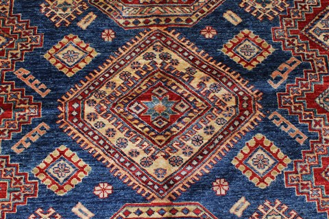 Kazak Blue Hand Knotted 510 X 94 Area Rug 250-26939 Image 6