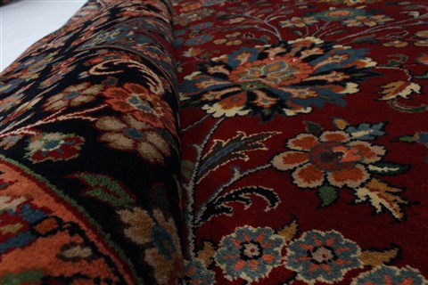 Sarouk Green Hand Knotted 61 X 811 Area Rug 250-26944 Image 1