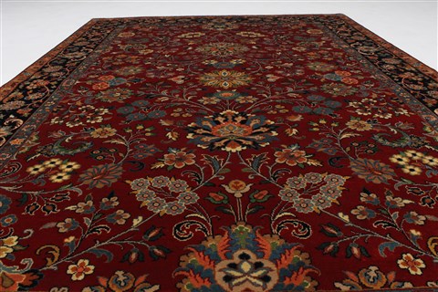 Sarouk Green Hand Knotted 61 X 811 Area Rug 250-26944 Image 4