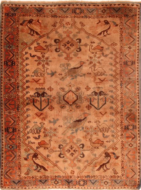 Baluch Brown Hand Knotted 36 X 47 Area Rug 253-26945 Image 0