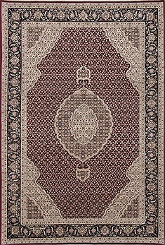 Indian Mahi Beige Rectangle 6x9 ft Wool Carpet 26948