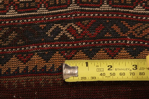 Kurdi Brown Hand Knotted 34 X 410 Area Rug 253-26949 Image 14
