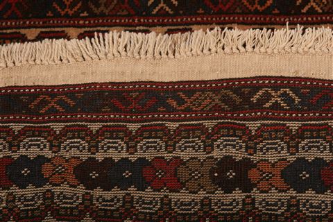 Kurdi Brown Hand Knotted 34 X 410 Area Rug 253-26949 Image 7