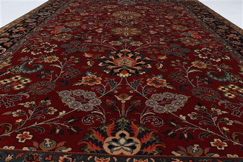 Sarouk Beige Hand Knotted 62 X 91 Area Rug 250-26951 Image 4