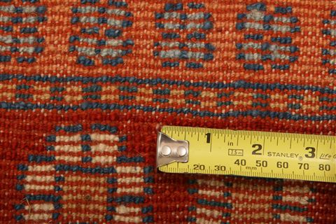 Gabbeh Red Hand Knotted 35 X 49 Area Rug 253-26952 Image 7