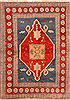 Gabbeh Red Hand Knotted 35 X 49 Area Rug 253-26952 Thumb 0
