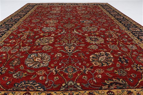 Isfahan Red Hand Knotted 60 X 811 Area Rug 250-26953 Image 4