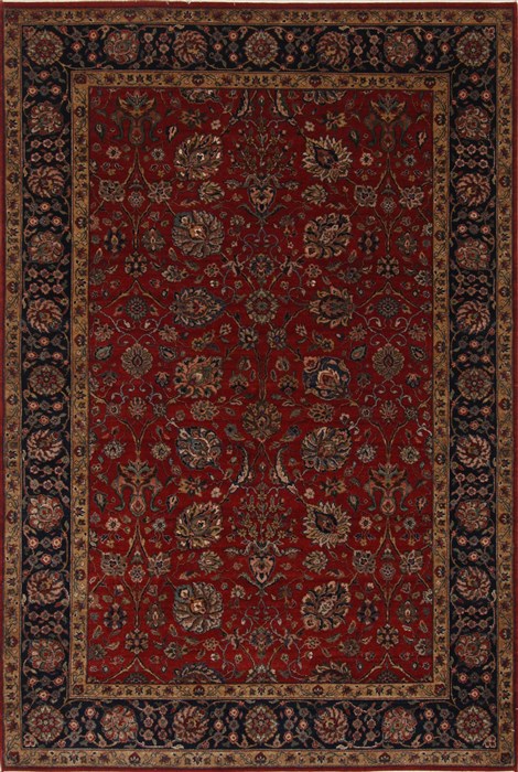 Isfahan Red Hand Knotted 60 X 811 Area Rug 250-26953 Image 0