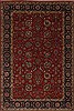 Isfahan Red Hand Knotted 60 X 811 Area Rug 250-26953 Thumb 0
