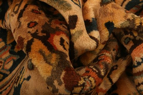 Bakhtiar Orange Hand Knotted 37 X 49 Area Rug 100-26954 Image 2