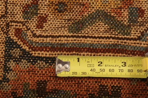 Bakhtiar Orange Hand Knotted 37 X 49 Area Rug 100-26954 Image 6