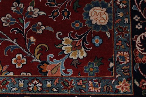 Sarouk Green Hand Knotted 511 X 810 Area Rug 250-26955 Image 10